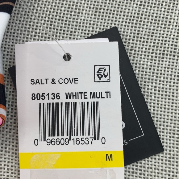 Salt + Cove Women's Tropic Time Knot-Front Front-Cutout Swimsuit Size M - Picture 6 of 10